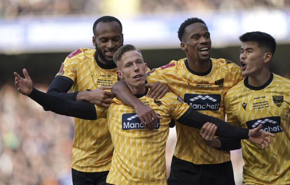 Maidstone pulls off upset Pedro scores hat trick and Luton nets